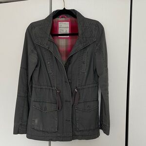 Aeropostale Women's Charcoal Utility Jacket